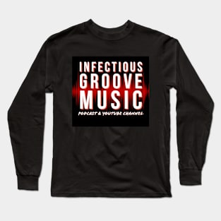 Infectious Groove New Logo White On Black Long Sleeve T-Shirt